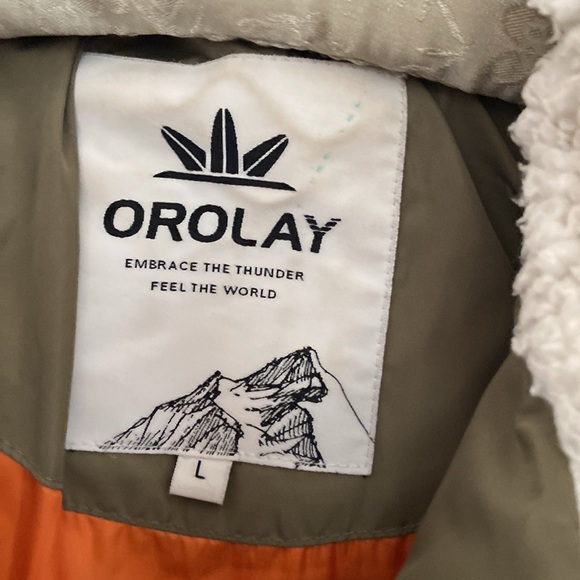 Orolay winter coat jacket sz L - Picture 2 of 9